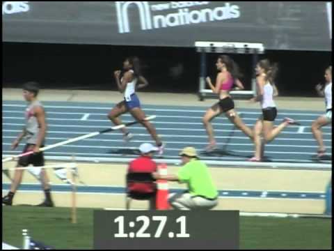 Girls 800m Championship Section 1 - New Balance Outdoor Nationals 2012