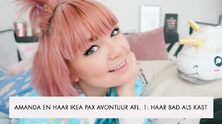 Amanda en haar IKEA PAX avontuur Afl 1 Haar bad als kast