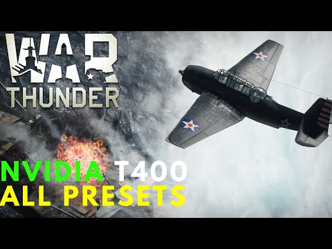 War Thunder on NVIDIA T400 | i5 3570 | 1080p | All Settings