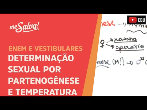 Me Salva! GEN19 - Genética - Determinação sexual por partenogênese e temperatura
