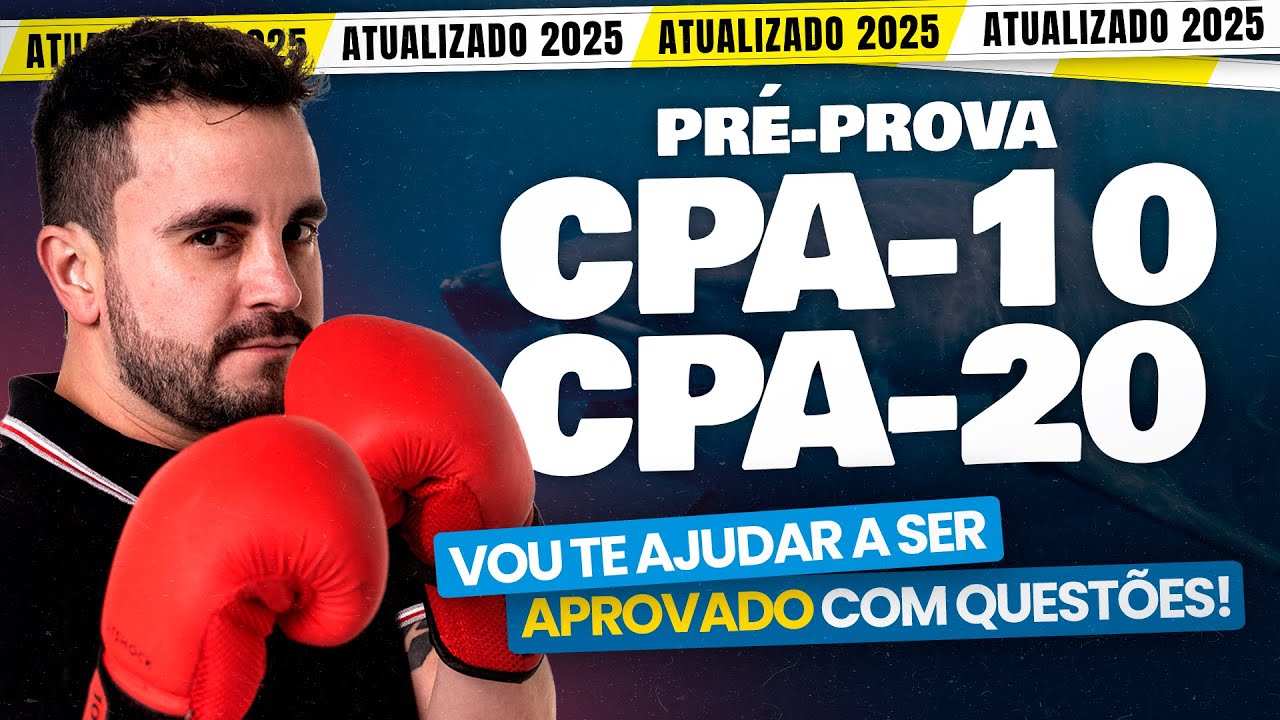 [PROVAS 2025] Pré-prova CPA-10 e CPA-20 Ep. 83 📖 - ANBIMA