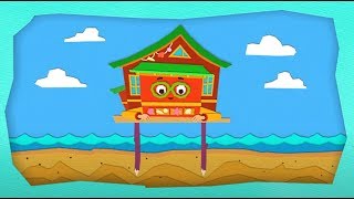 Домики - Дом на сваях - Серия 60