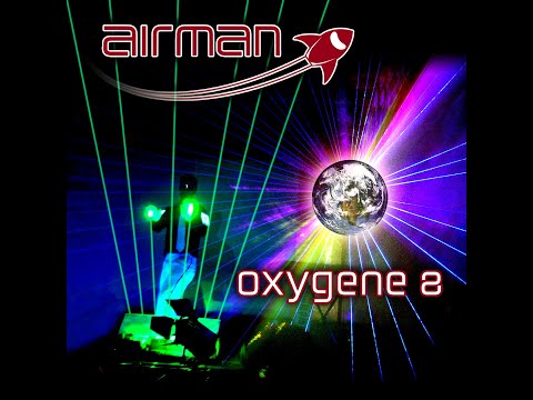 airman - oxygene 8 - played with a laser harp (Jean-Michel Jarre cover)