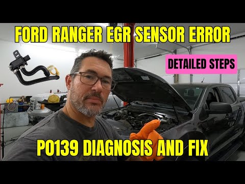 Ford Ranger EGR Pressure Sensor Problem Symptoms and Repair (P0139C)