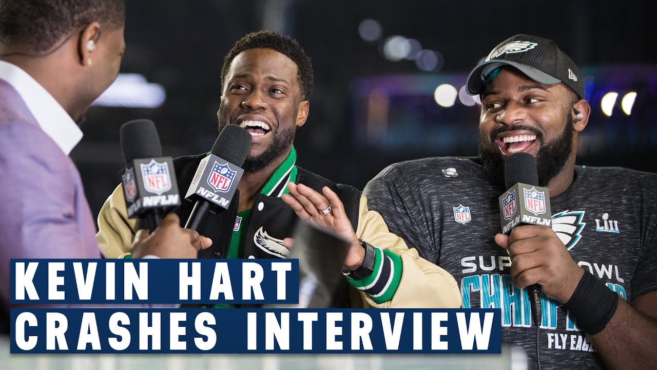 Fletcher Cox & Kevin Hart's Hilarious Post Super Bowl LII Interview | NFL GameDay Prime