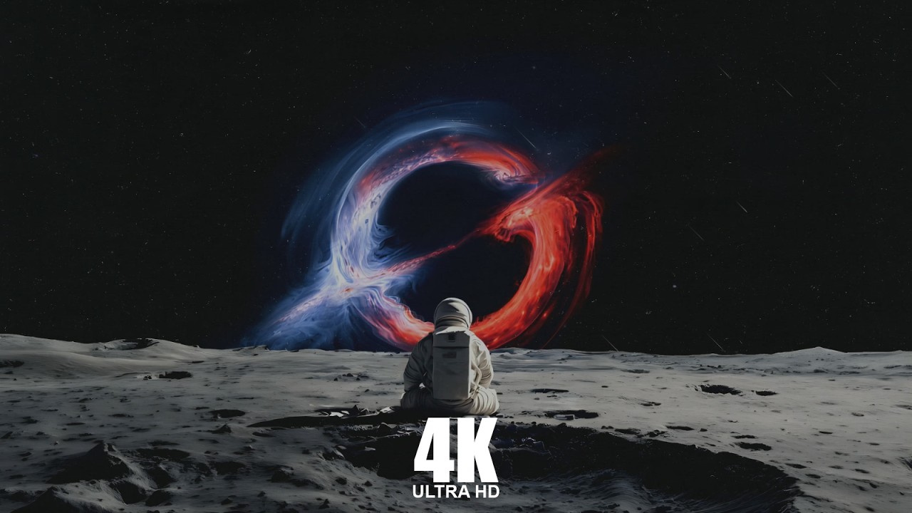 1 Hour Loop Astronaut In Moon 4K Resolution Your Live Wallpaper For PC #livewallpaper