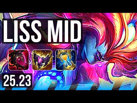 LISSANDRA vs ORIANNA (MID) | 13/3/13, Godlike | KR Master | 25.23