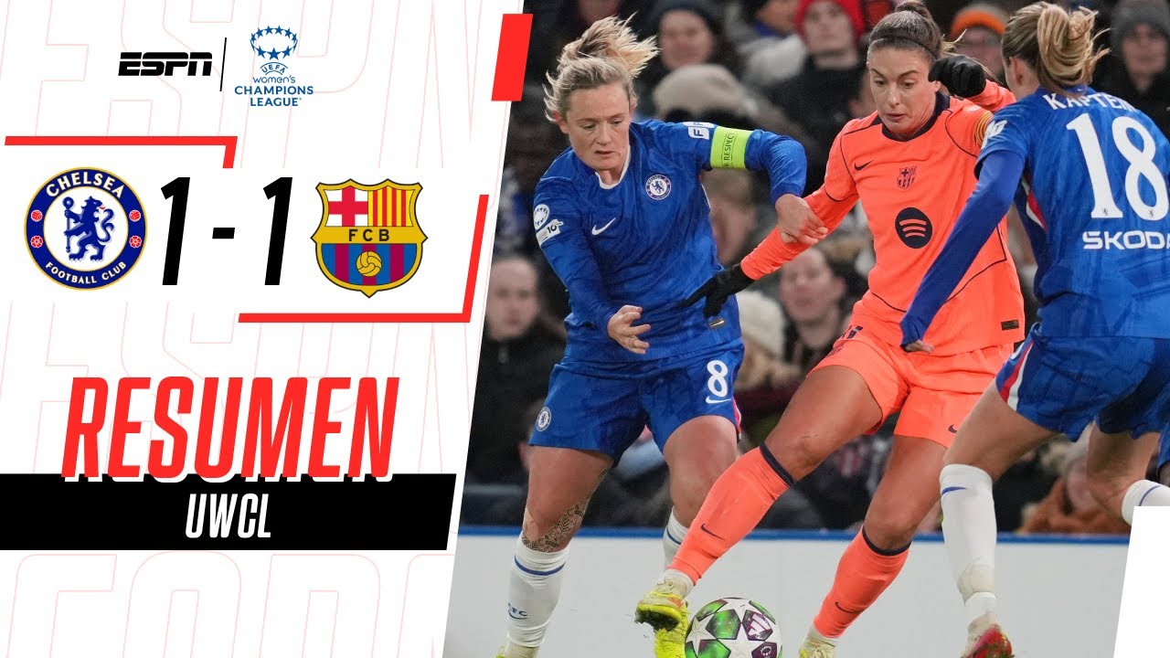 BARCELONA SE TRAJO UN PUNTO ANTE CHELSEA EN INGLATERRA | Chelsea 1-1 Barcelona | RESUMEN