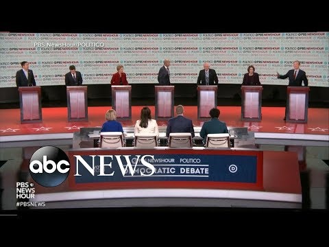 2020 Democratic candidates clash in final debate of the year l ABC News