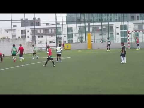 treino do miguel 04 na academia do Sporting