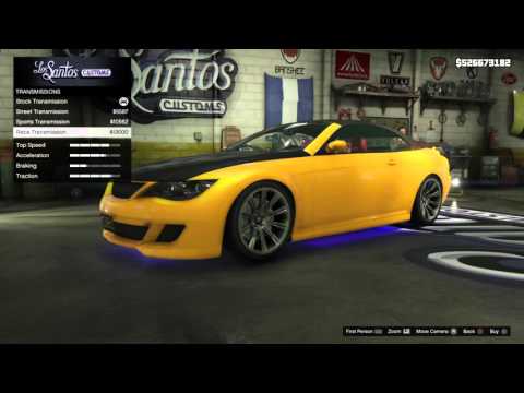 GTA V: Ubermacht Zion Cabrio Customization