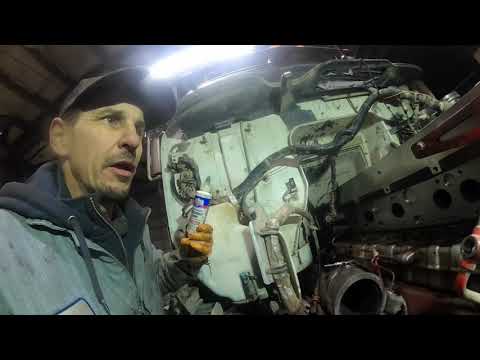 ISX Cummins cm871 cylinder head installation