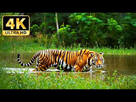 Amazon Animals in 4K - Beautiful Scenery Combined with Soothing Relaxing Music