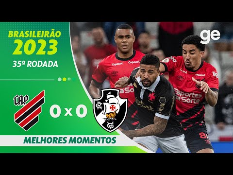 Gols e lances de Athletico Paranaense x Vasco da Gama