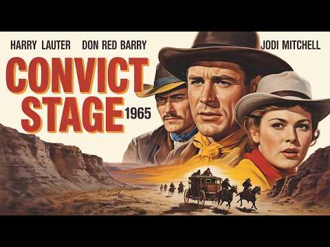 "Convict Stage 1965" Film in English, Harry Lauter, Don Red Barry, Jodi Mitchell