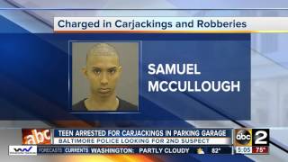 Police arrest teen carjacking suspect, seek identity of second suspect