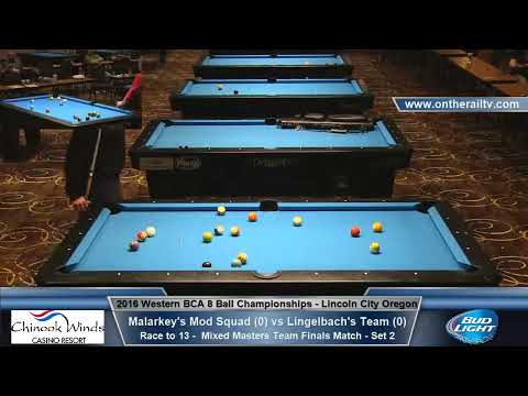 2016 WBCA 8 Ball - Mixed Masters Team Finals Set 2
