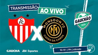 JOGO COMPLETO: GUARANY DE BAGÉ 1 X 1 MONSOON | GAUCHÃO 2026 | 10/01/2026