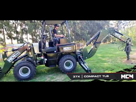 AUGER ATTACHMENT IN ACTION - 37X TLB Drills Holes Easily