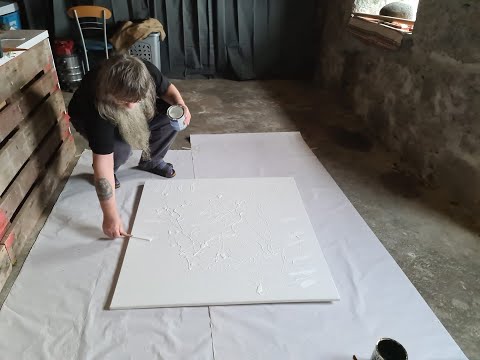 Tutorial Abstrakter Expressionismus  schwarz weiss  2021 Januar