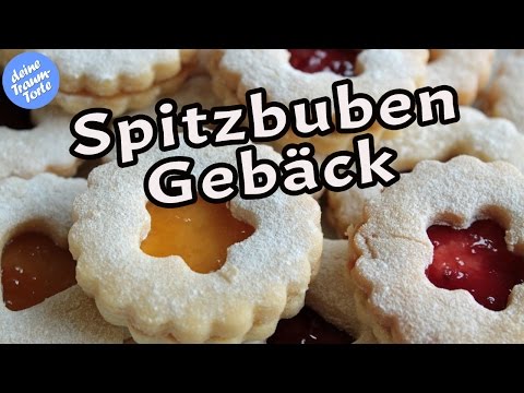 Plätzchen backen - Spitzbuben Gebäck - Plätzchenrezepte - Kekse backen