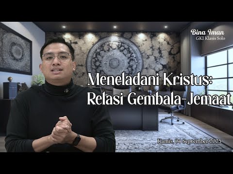 GKI Solo Classis Faith Building, September 4, 2025