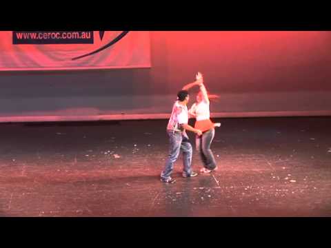 2010 Ceroc Championships - 1st Place Showcase - Ajay Ranipeta & Louise Capps