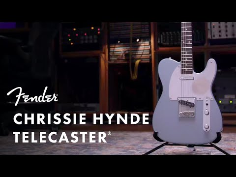 Fender Chrissie Hynde Signature Telecaster Electric Guitar, Ice Blue Metallic image 4