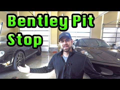 Part of a video titled Bentley Continental GT Gets some new Tires! - YouTube