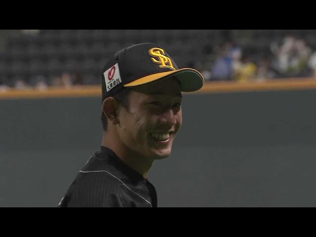 ホークス・増田珠選手ヒーローインタビュー 8月26日 北海道日本ハムファイターズ 対 福岡ソフトバンクホークス