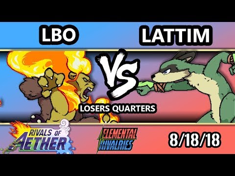 ER - LBO (Zetterburn) Vs. Lattim (Maypul) - Rivals of Aether Losers Quarters