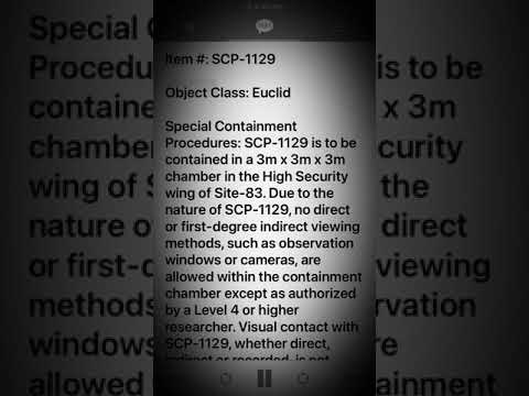 Scp 1129 Hyperarousal Response