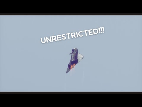 [Archive-2024] F-19 Stealth Fighter Full Afterburner pass with unrestricted climb X-Plane 12