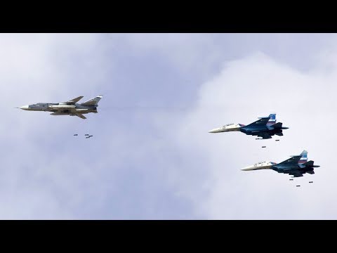 RAW Russian Fighter Jet under fire flying mission over idlib Syria Breaking News May 2019 Video