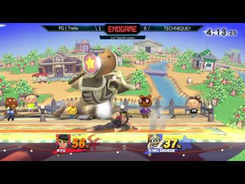 ENDGAME 1v1 Top 64 Losers – PG l Trela (Ryu) vs. TECHNIQUE!!! (King DeDeDe)