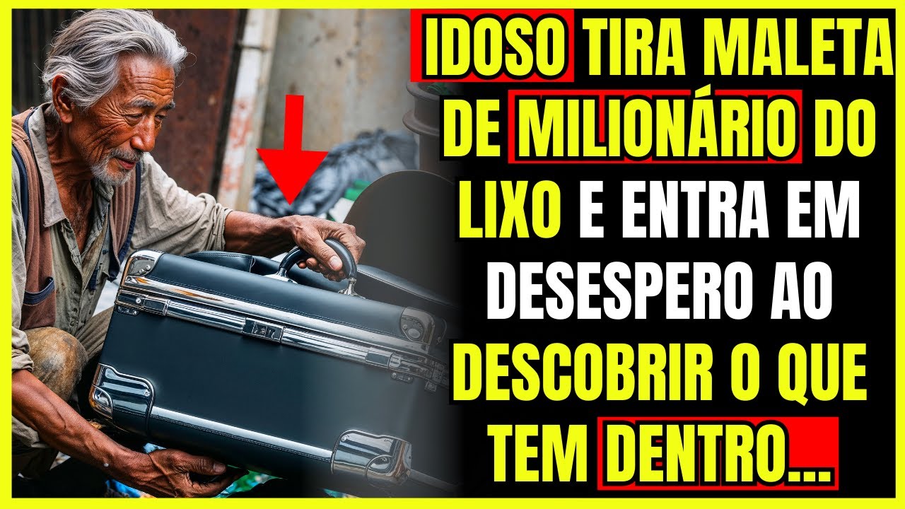 IDOSO TIRA MALETA DE MILIONÁRIO DO LIXO E ENTRA EM DESESPERO AO DESCOBRIR O QUE TEM DENTRO...