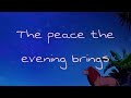 Can You Feel The Love Tonight The Lion King Lyrics