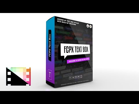 FCPX Text Box - Professional set of stylized text boxes for Final Cut Pro - Pixel Film Studios