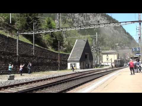 Volldampf am Gotthard mit A 3/5 705 & C 5/6 2978 21/5 2016