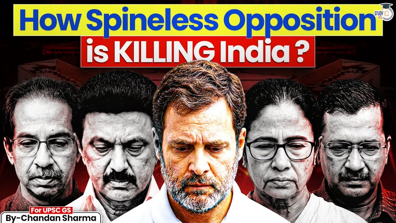 Why Is India's Opposition Struggling? | Impact on Democracy & Governance | StudyIQ IAS