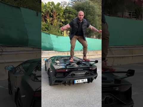 JE FRACASSE L’AILERON DE LA LAMBO 😱😨