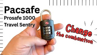 Pacsafe Prosafe 1000: Reset Your Travel Lock the Right Way