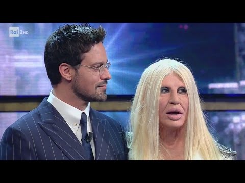 Donatella Versace e Gabriel Garko - Virginia Raffaele - Facciamo che io ero 18/05/2017