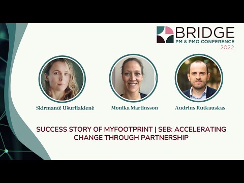 BRIDGE 2022: PM & PMO conference - Discusion Skirmantė Ušurliakienė, Monika Martinsson