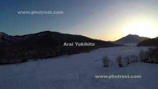 尾瀬ヶ原の空撮