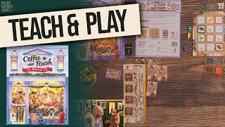 Coffee Rush Winter Board Game Teach and Playthrough