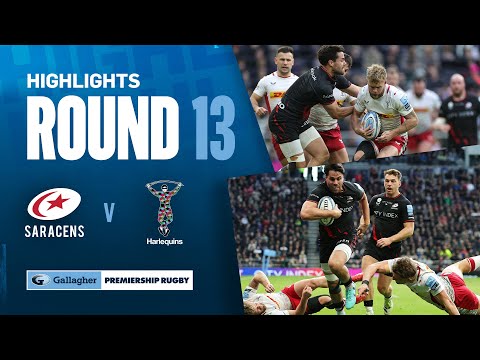 Saracens v Harlequins - HIGHLIGHTS | Braces For Dan And Maitland | Gallagher Premiership 2023/24