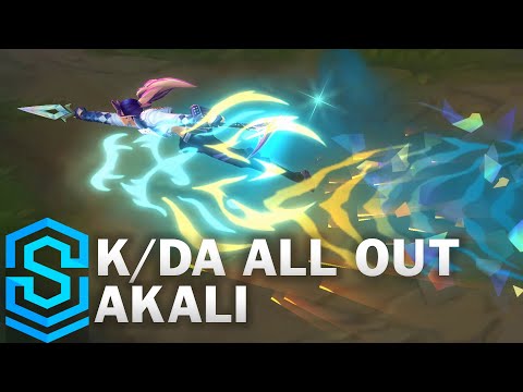 K/DA ALL OUT Akali Skin Spotlight - Pre-Release - League of Legends