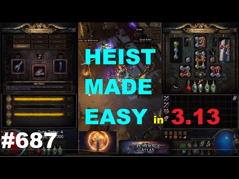 [Path of Exile] Heist in 2021! 3.13 Ritual League's Heist Made Easy & Build Upgrades (Block) - 687