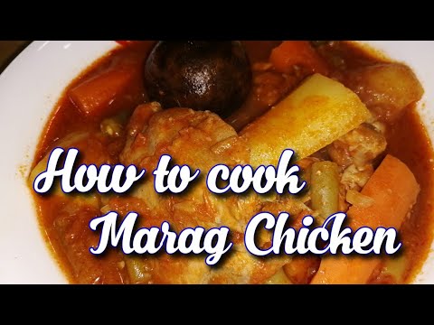 HOW TO COOK MARAG CHICKEN W/ RECIPE| THE TRADITIONAL ARABIC DISH...